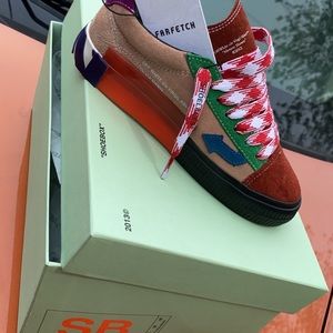 Off white virgil abloh low vulcanized new arrows